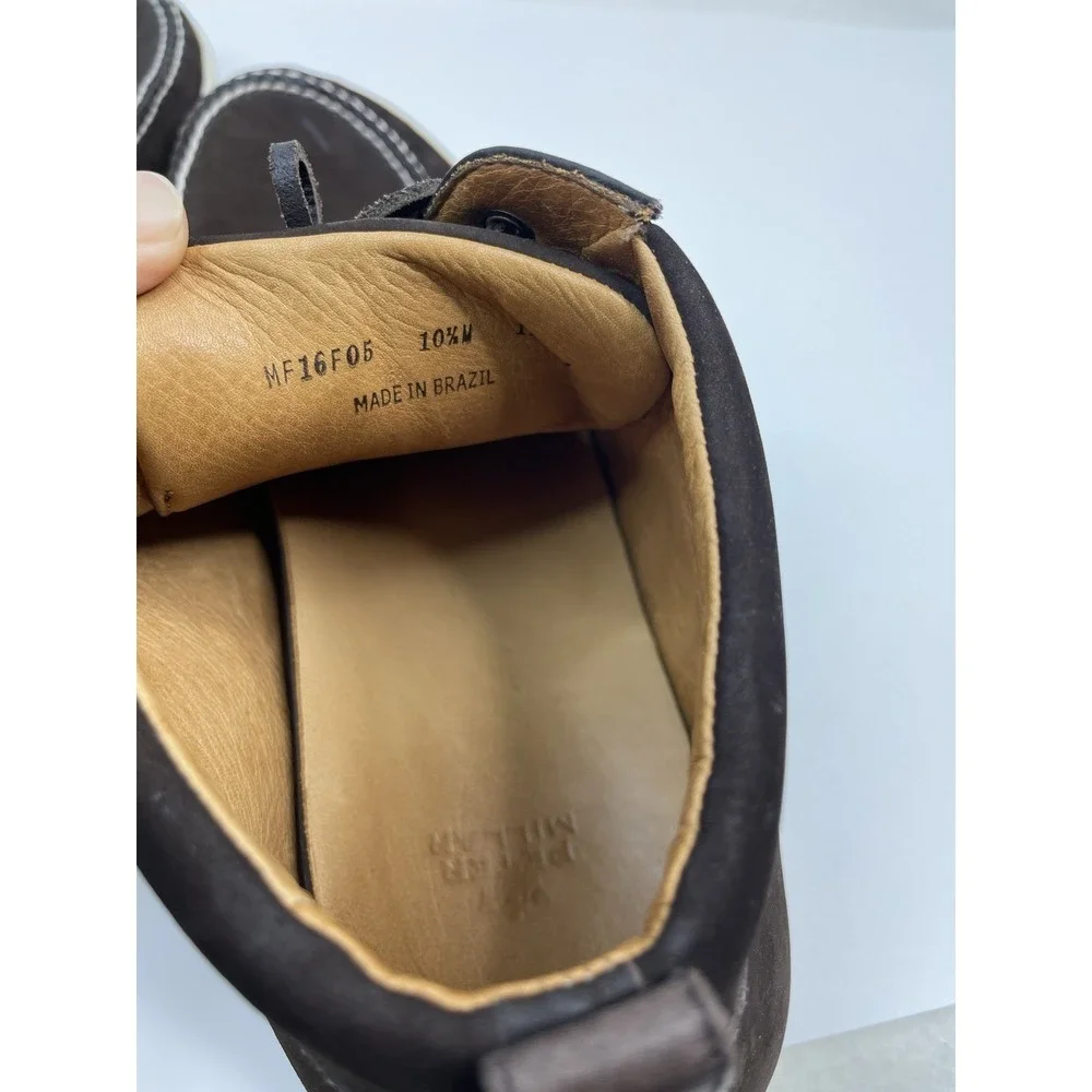 Peter Millar Brown Midtown Chukka Nubuck Sneaker Size‎ 10.5 M